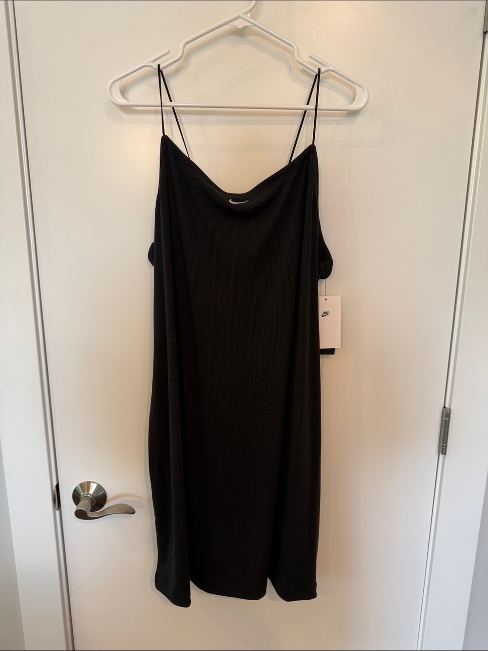 Nike Black Mini Dress with Spaghetti Straps